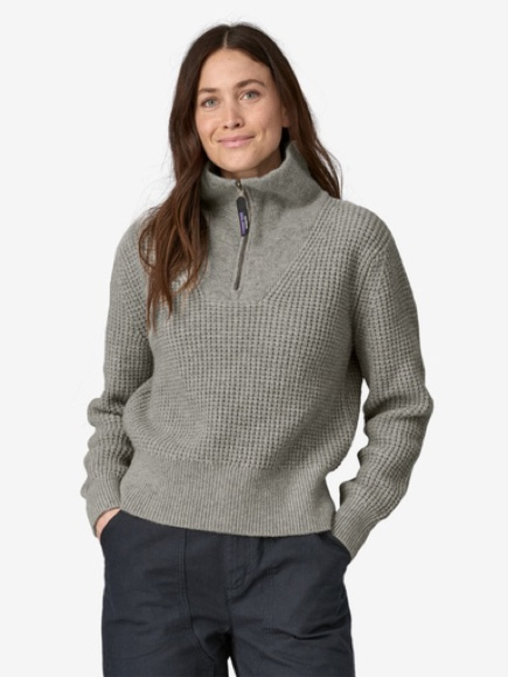 Patagonia Recycled Wool Blend 1/4 Zip Sweater